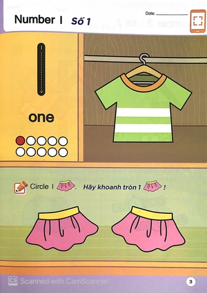 bộ toán song ngữ tiền tiểu học 3 - coursebook - Ảnh 6