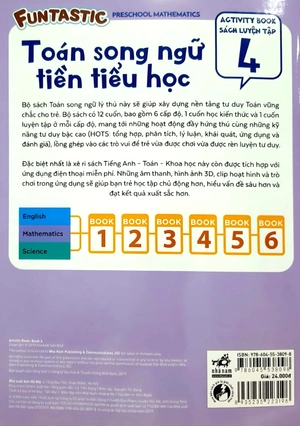 bộ toán song ngữ tiền tiểu học 4 - activity book - Ảnh 7