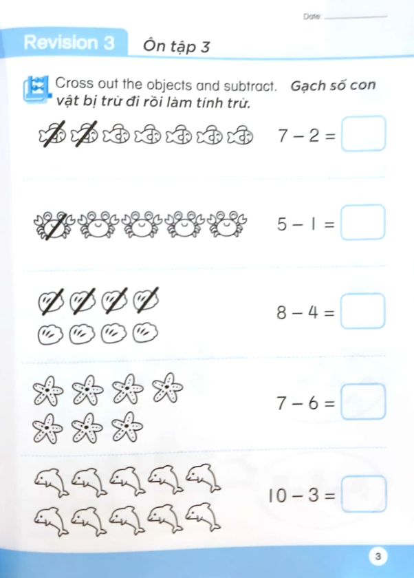 bộ toán song ngữ tiền tiểu học 5 - activity book - Ảnh 5