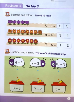 bộ toán song ngữ tiền tiểu học 5 - coursebook - Ảnh 6