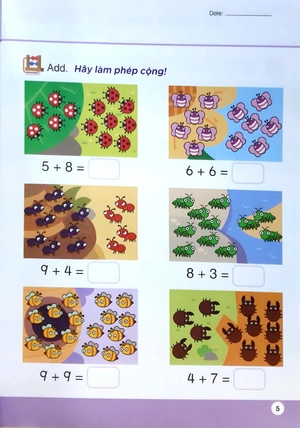 bộ toán song ngữ tiền tiểu học 5 - coursebook - Ảnh 8