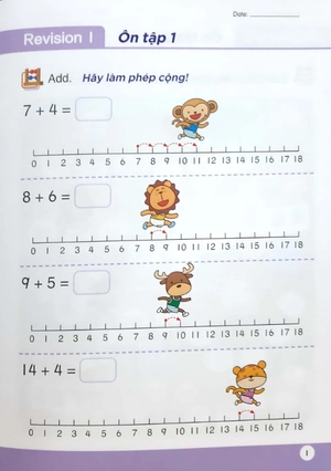 bộ toán song ngữ tiền tiểu học 6 - coursebook - Ảnh 3
