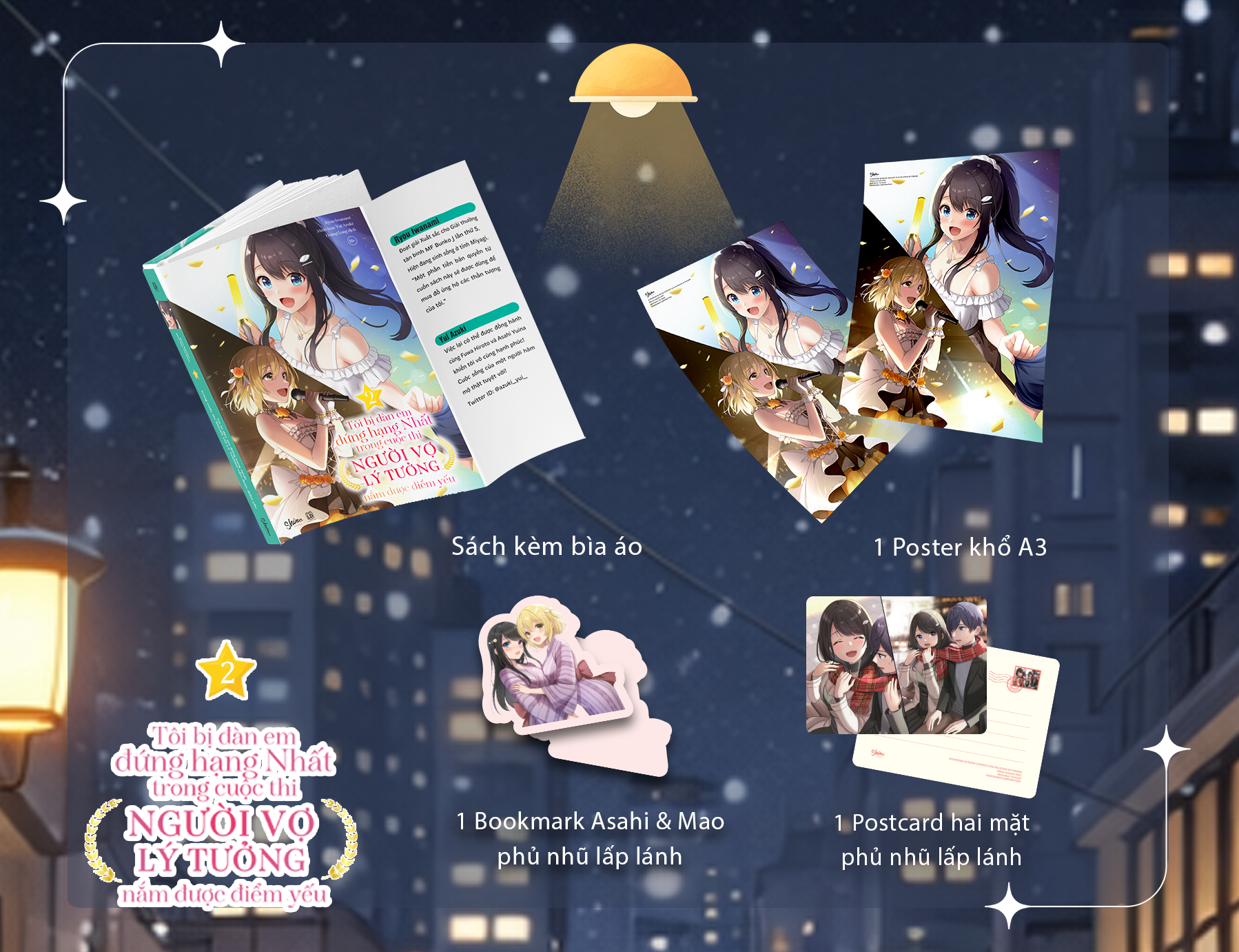 Bo
						
										
										Toi Bi Dan Em Dung Hang Nhat Trong Cuoc Thi Nguoi Vo Ly Tuong Nam Duoc Diem Yeu - Tap 2 - Ban Dac Biet - Tang Kem Bookmark Phu Nhu + Postcard Phu Nhu + Poster A3 - Ảnh 2
