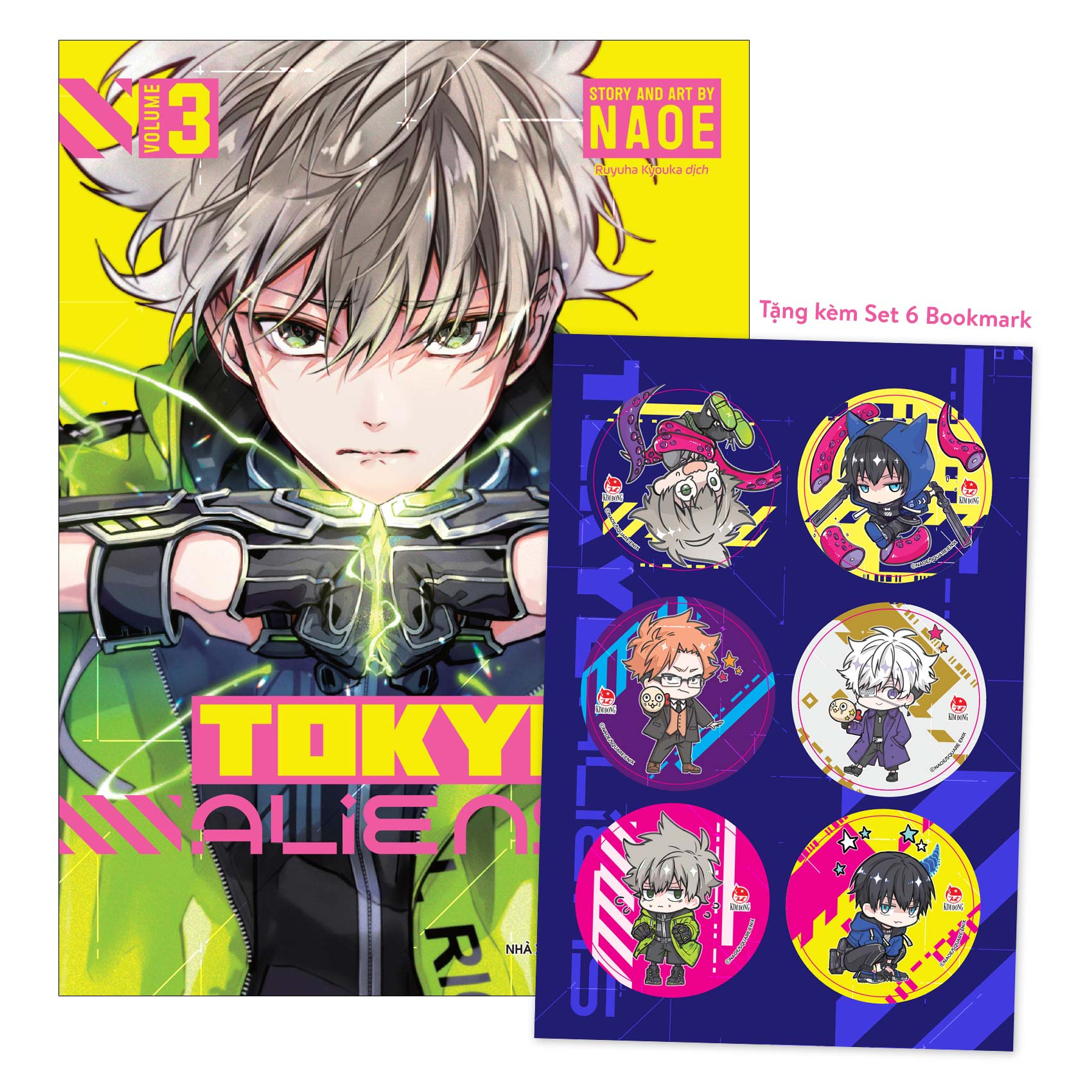 Bộ
						
										
										Tokyo Aliens - Tập 3 - Tặng Kèm Set Bookmark 6 Mẫu - Ảnh 2