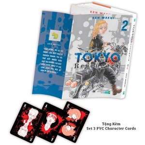 bộ tokyo revengers - tập 2 - bản đặc biệt - tặng kèm set 3 pvc character cards - Ảnh 3