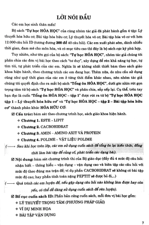 bộ tổng ôn hóa học - tập 1 (ôn trọn 50 chủ đề hóa hữu cơ) - Ảnh 4