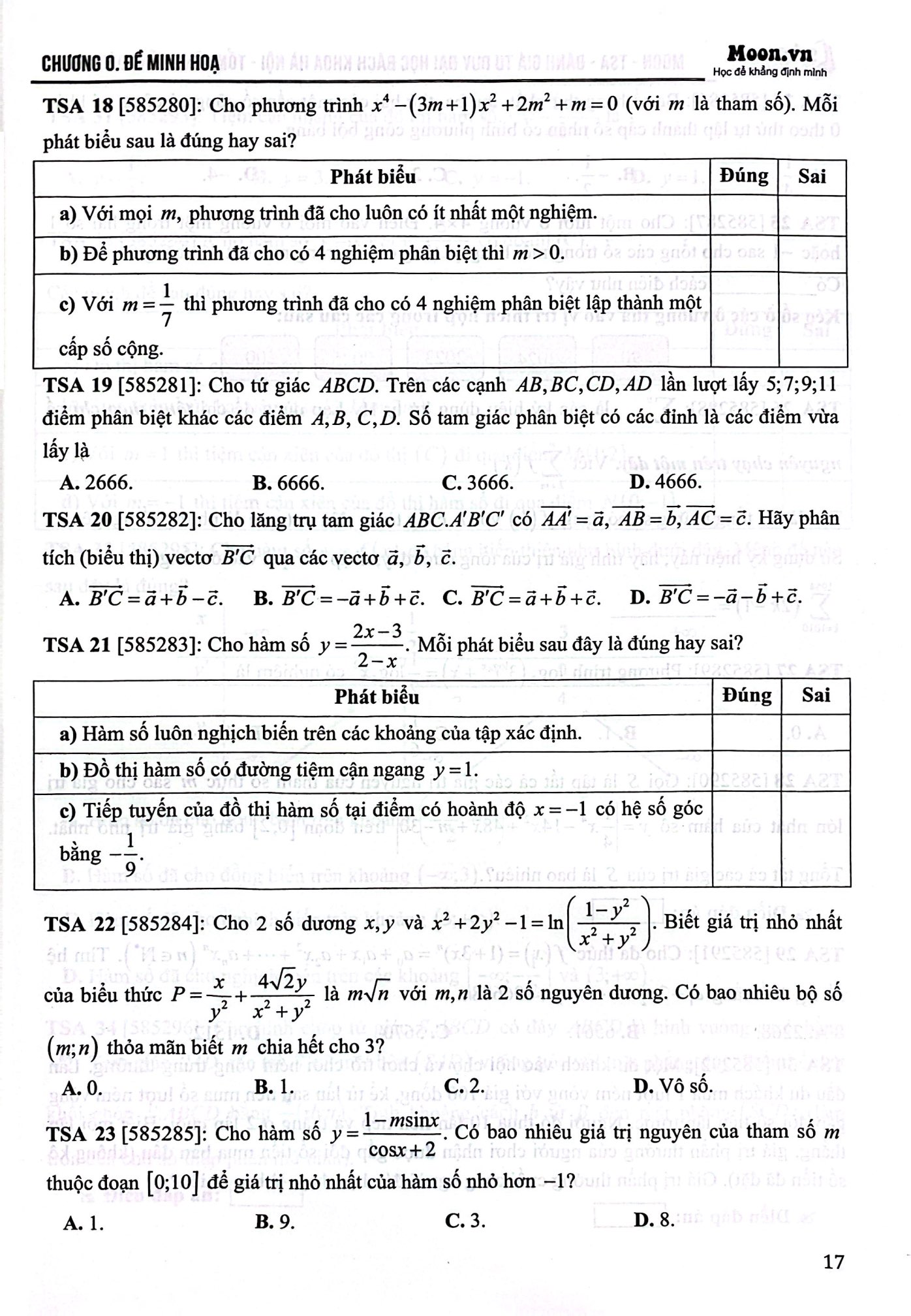 Bộ Tổng Ôn Phần Toán Học - Tập 1 - Ảnh 8