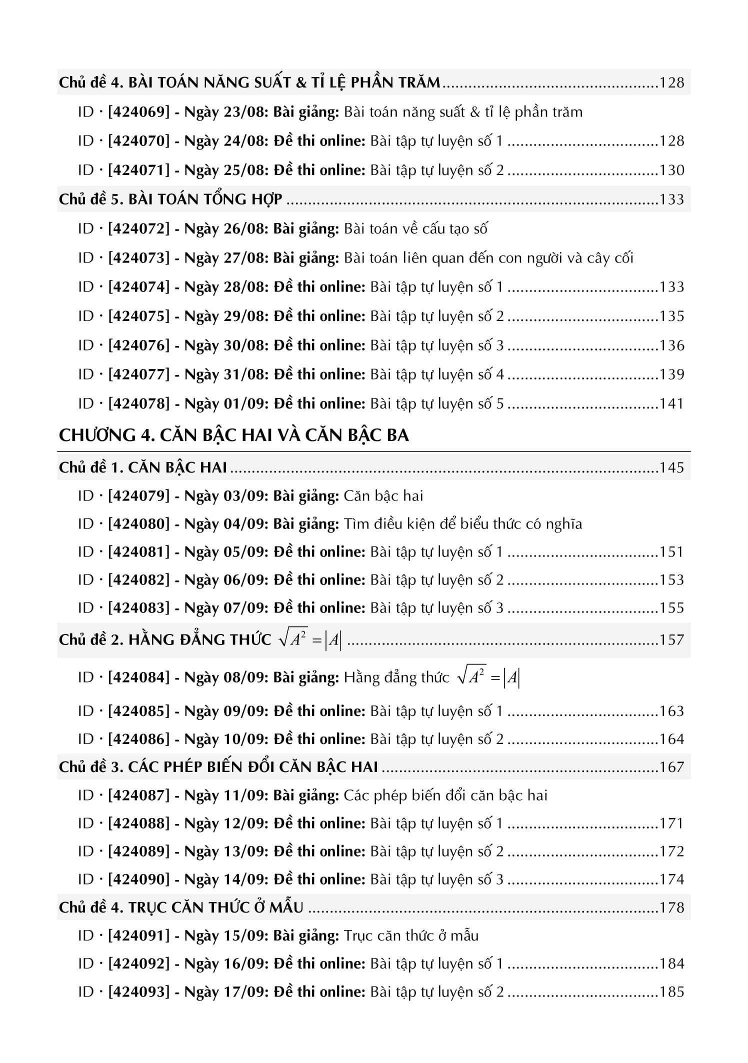 Bộ Tổng Ôn Toán 9 - Tập 1 - Ảnh 7