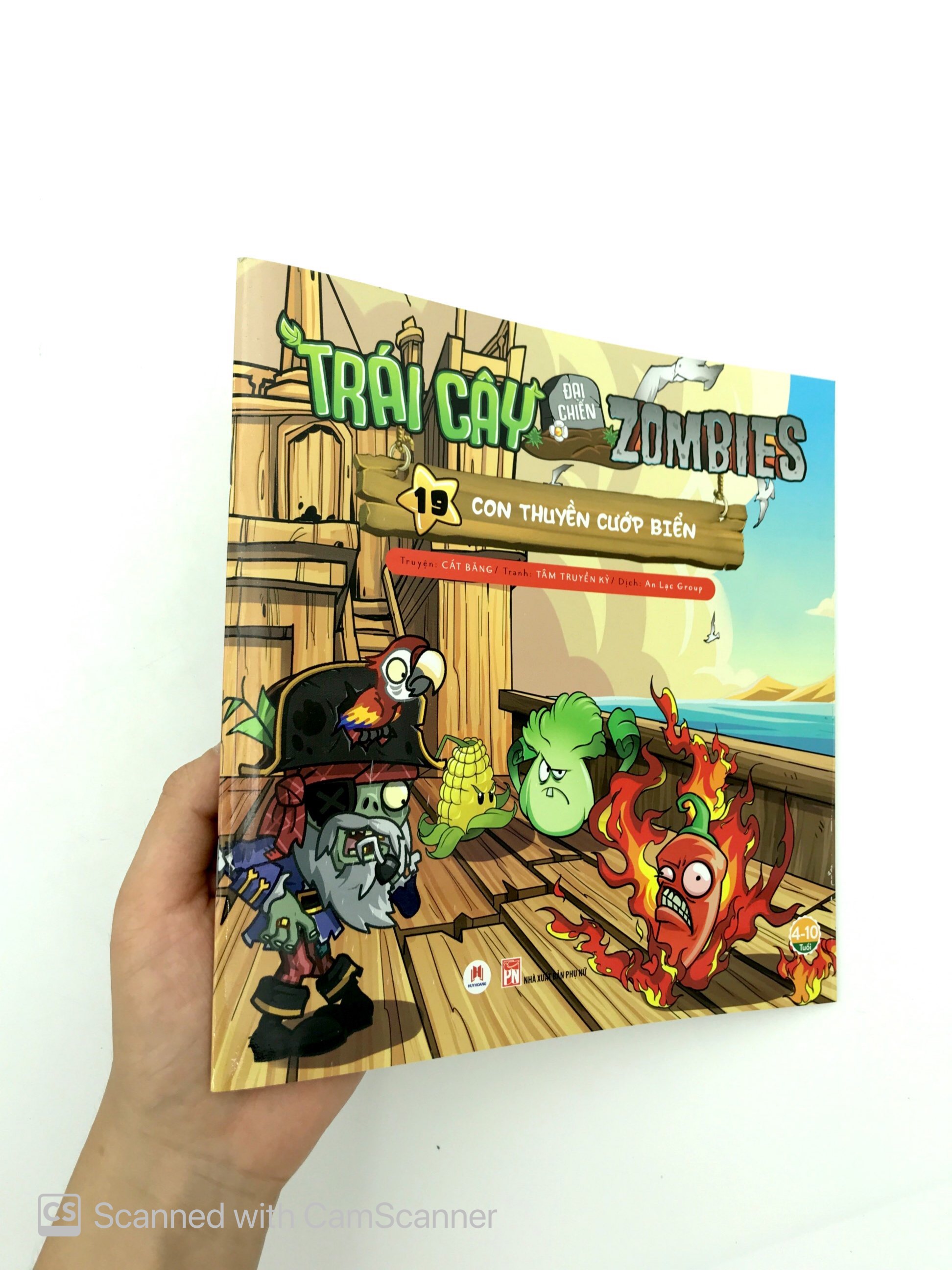 bộ trái cây đại chiến zombie 19 - con thuyền cướp biển (tái bản 2019) - Ảnh 9