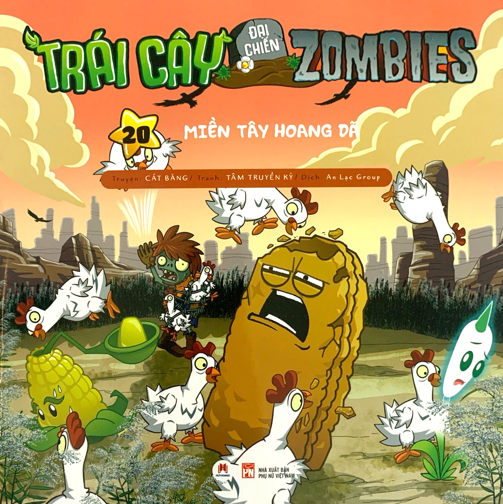 bộ trái cây đại chiến zombie - tập 20: miền tây hoang dã (tái bản 2020) - Ảnh 2