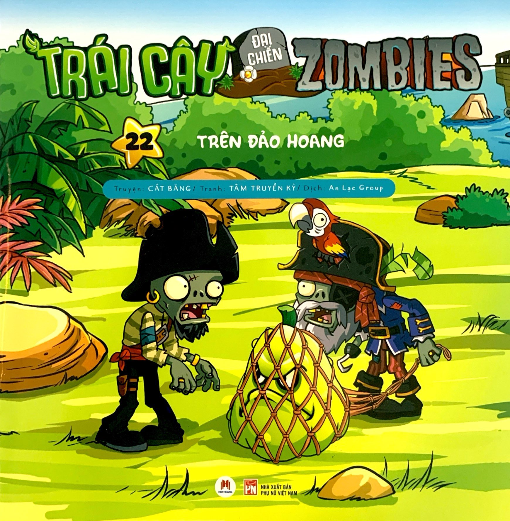 bộ trái cây đại chiến zombie - tập 22: trên đảo hoang (tái bản 2020) - Ảnh 2