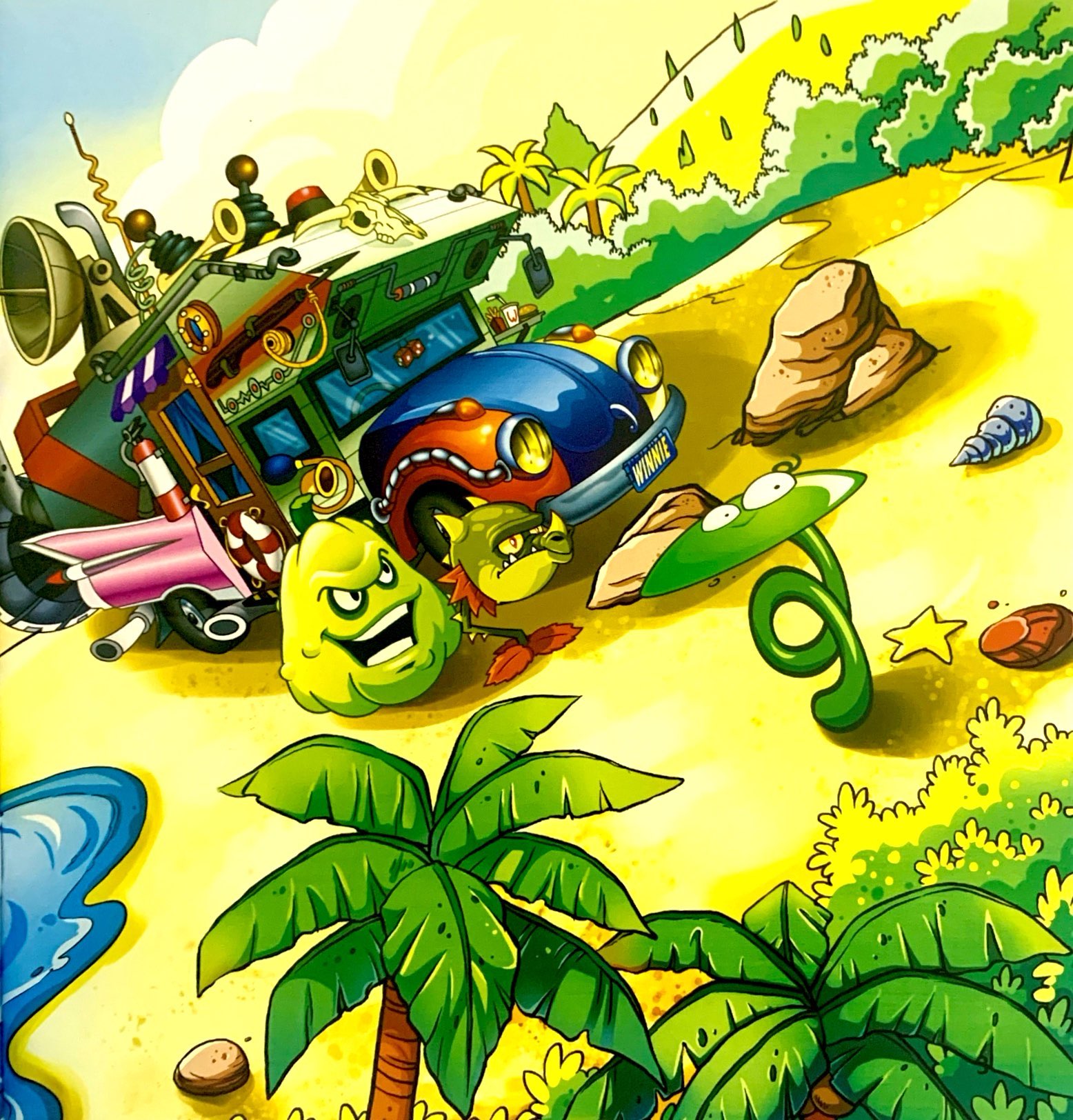 bộ trái cây đại chiến zombie - tập 22: trên đảo hoang (tái bản 2020) - Ảnh 4