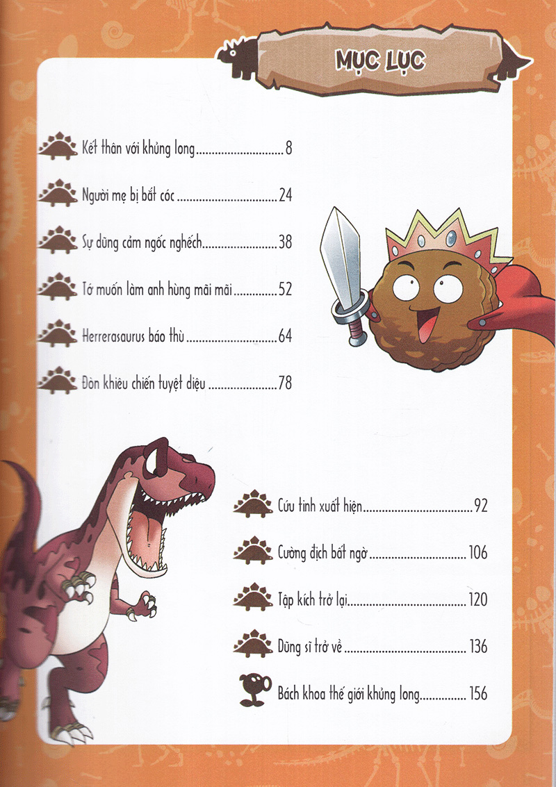 bộ trái cây đại chiến zombie - thế giới khủng long - tập 1: chiến binh mạo hiểm (tái bản) - Ảnh 3