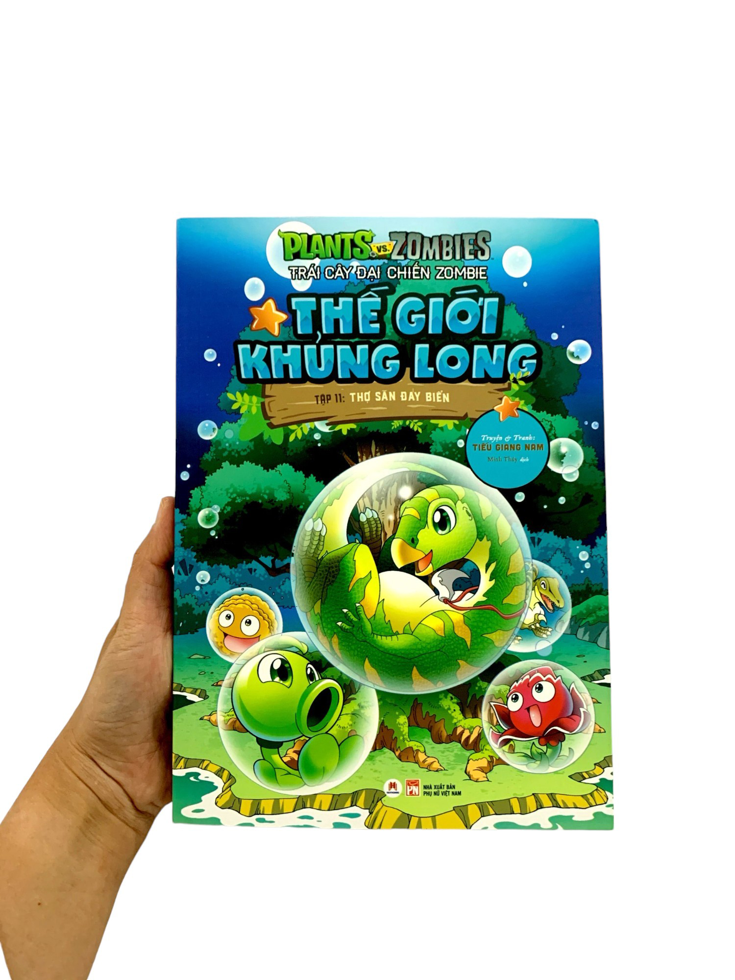 bộ trái cây đại chiến zombie - thế giới khủng long - tập 11: thợ săn đáy biển (tái bản) - Ảnh 10