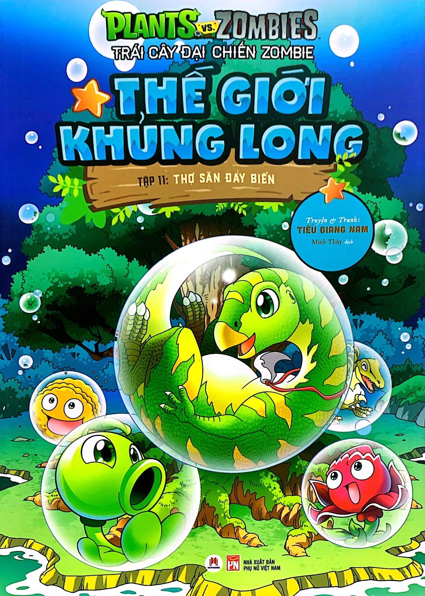 bộ trái cây đại chiến zombie - thế giới khủng long - tập 11: thợ săn đáy biển (tái bản) - Ảnh 2