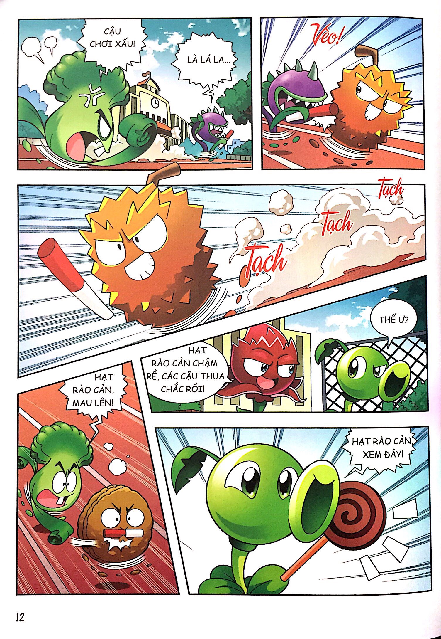 bộ trái cây đại chiến zombie - thế giới khủng long - tập 2: công viên khủng long (tái bản) - Ảnh 6