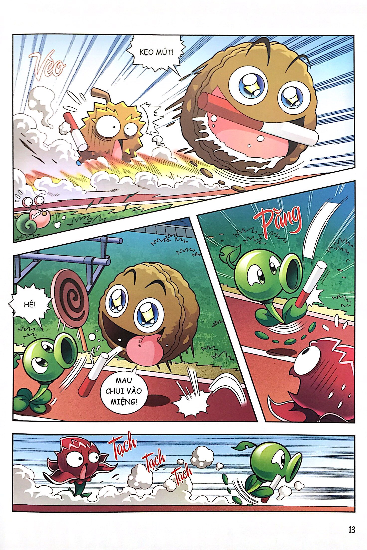 bộ trái cây đại chiến zombie - thế giới khủng long - tập 2: công viên khủng long (tái bản) - Ảnh 7