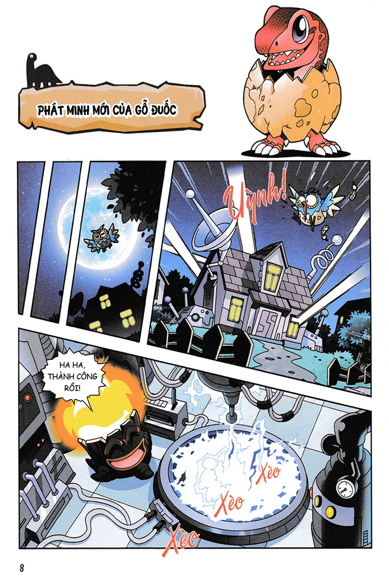 bộ trái cây đại chiến zombie - thế giới khủng long - tập 3: trận chiến xuyên thời gian (tái bản) - Ảnh 10