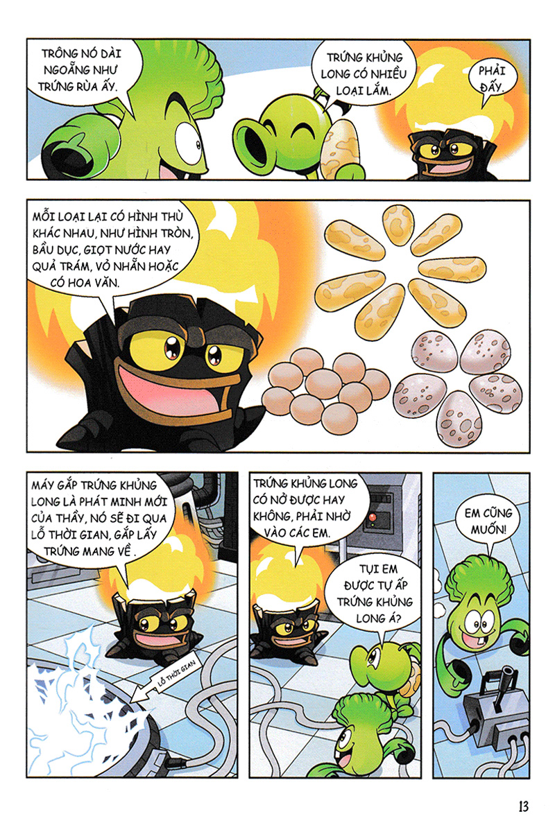 bộ trái cây đại chiến zombie - thế giới khủng long - tập 3: trận chiến xuyên thời gian (tái bản) - Ảnh 15