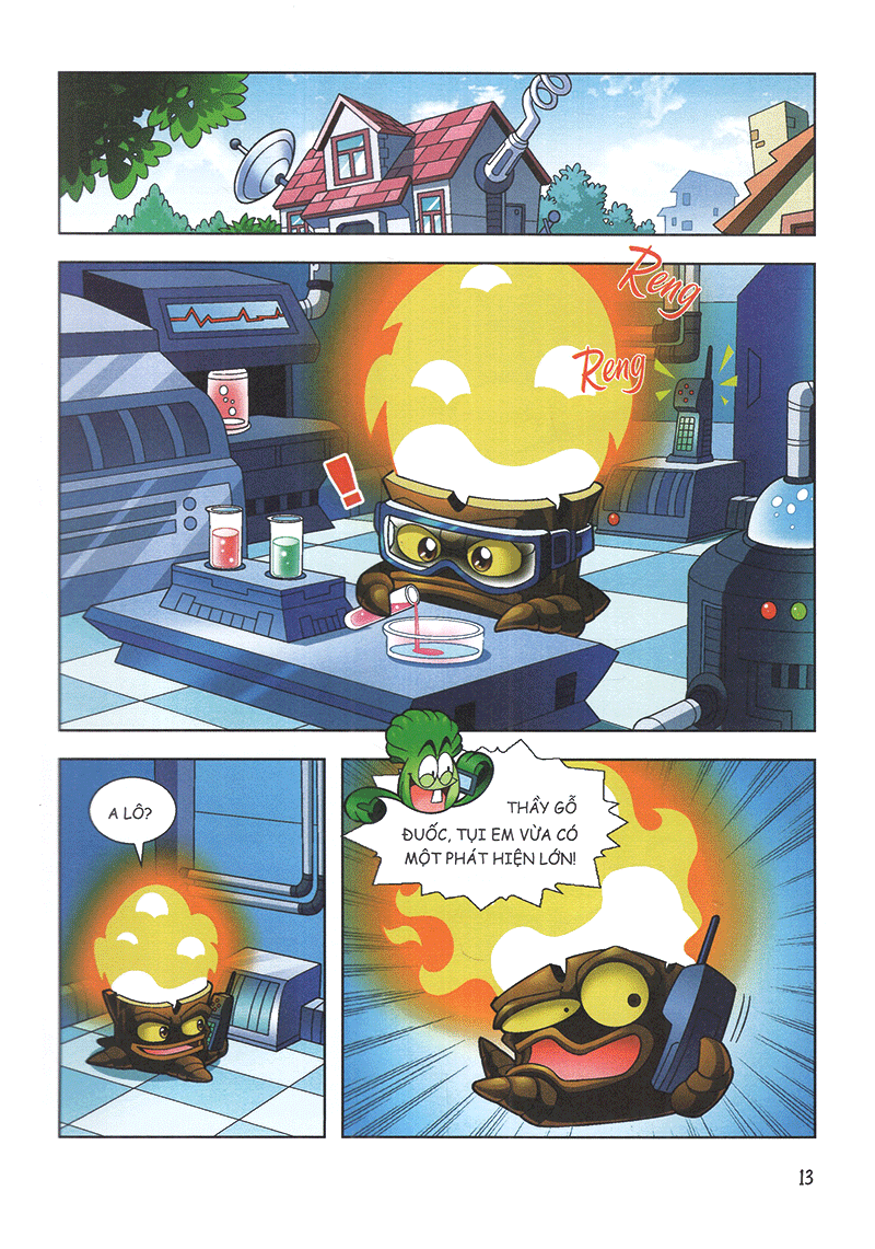 bộ trái cây đại chiến zombie - thế giới khủng long - tập 5: khủng long và tòa thành vàng - Ảnh 11