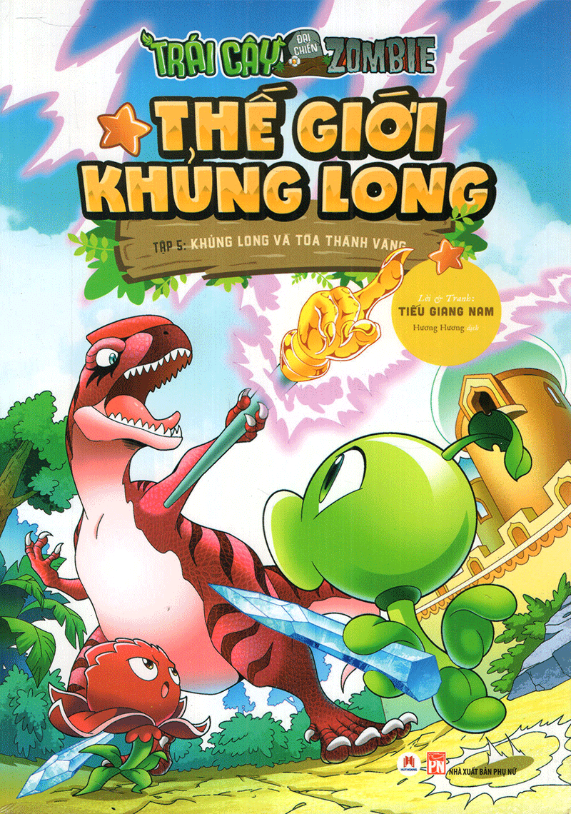 bộ trái cây đại chiến zombie - thế giới khủng long - tập 5: khủng long và tòa thành vàng - Ảnh 2