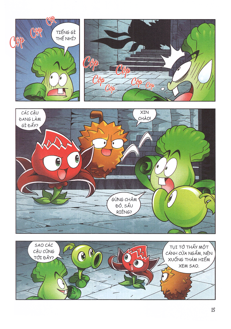 bộ trái cây đại chiến zombie - thế giới khủng long - tập 5: khủng long và tòa thành vàng - Ảnh 3