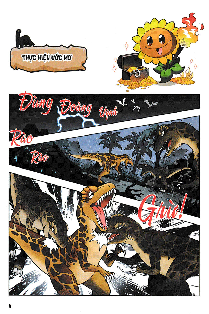 bộ trái cây đại chiến zombie - thế giới khủng long tập 6: kho báu kỷ jura (tái bản) - Ảnh 8