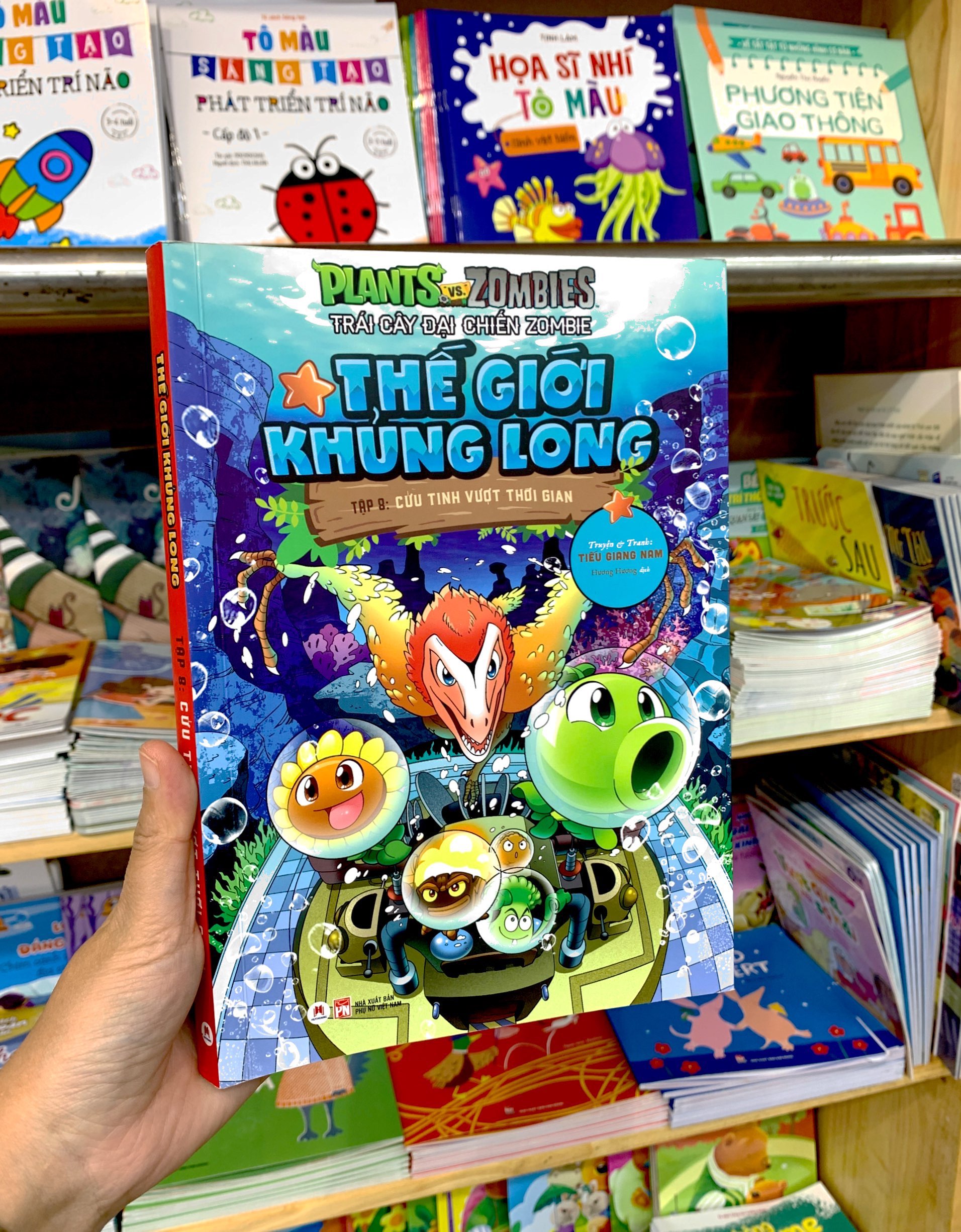 bộ trái cây đại chiến zombie - thế giới khủng long - tập 8: cứu tinh vượt thời gian - Ảnh 8