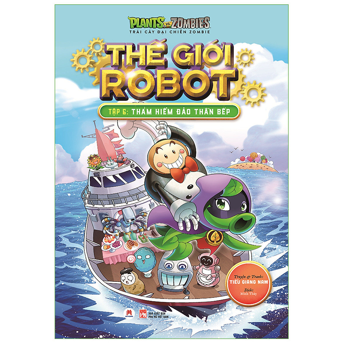 bộ trái cây đại chiến zombie - thế giới robot - tập 6: thám hiểm đảo thần bếp - Ảnh 2