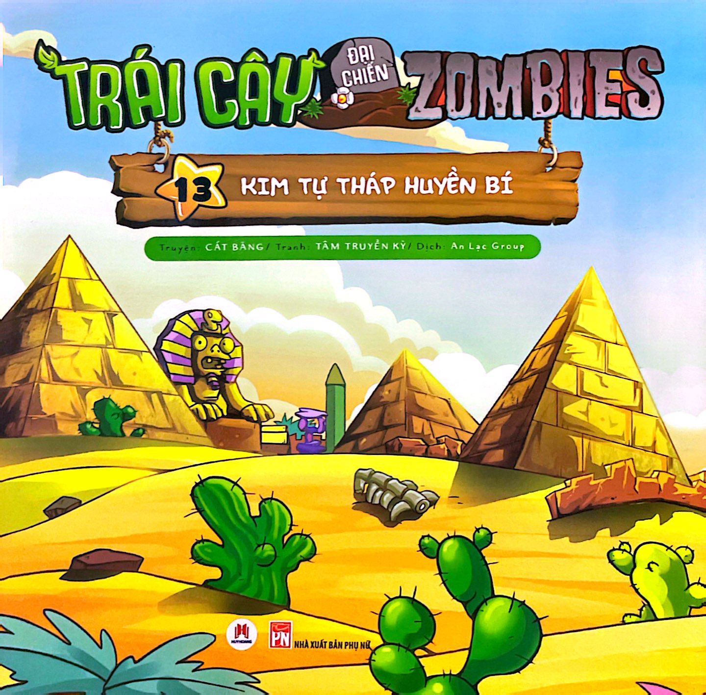 bộ trái cây đại chiến zombites 13 - kim tự thám huyền bí (tái bản 2019) - Ảnh 2