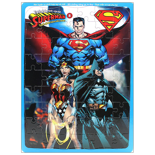 bộ tranh ghép hình siêu nhân 8 - Ảnh 3