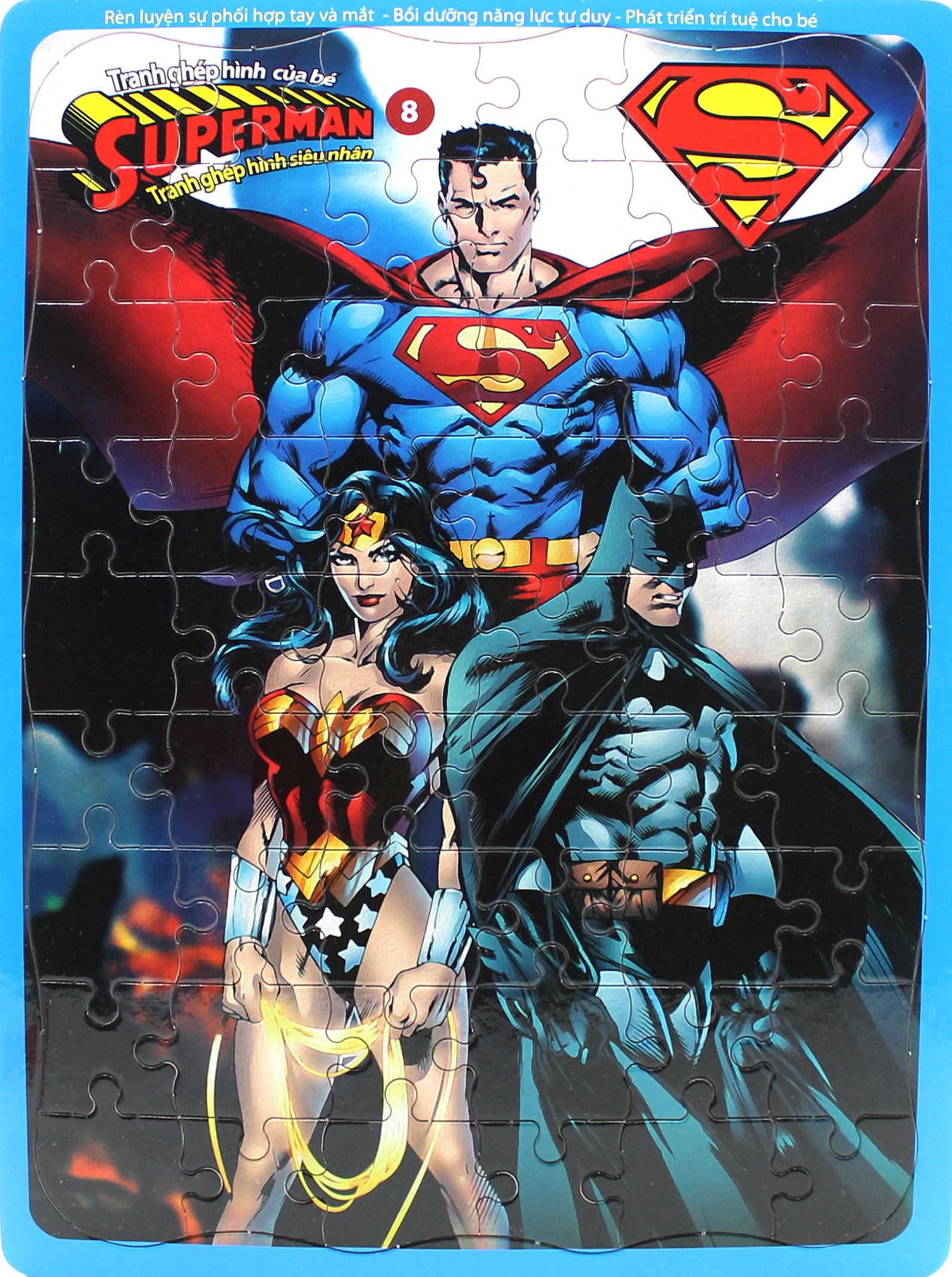 bộ tranh ghép hình siêu nhân 8 - Ảnh 4