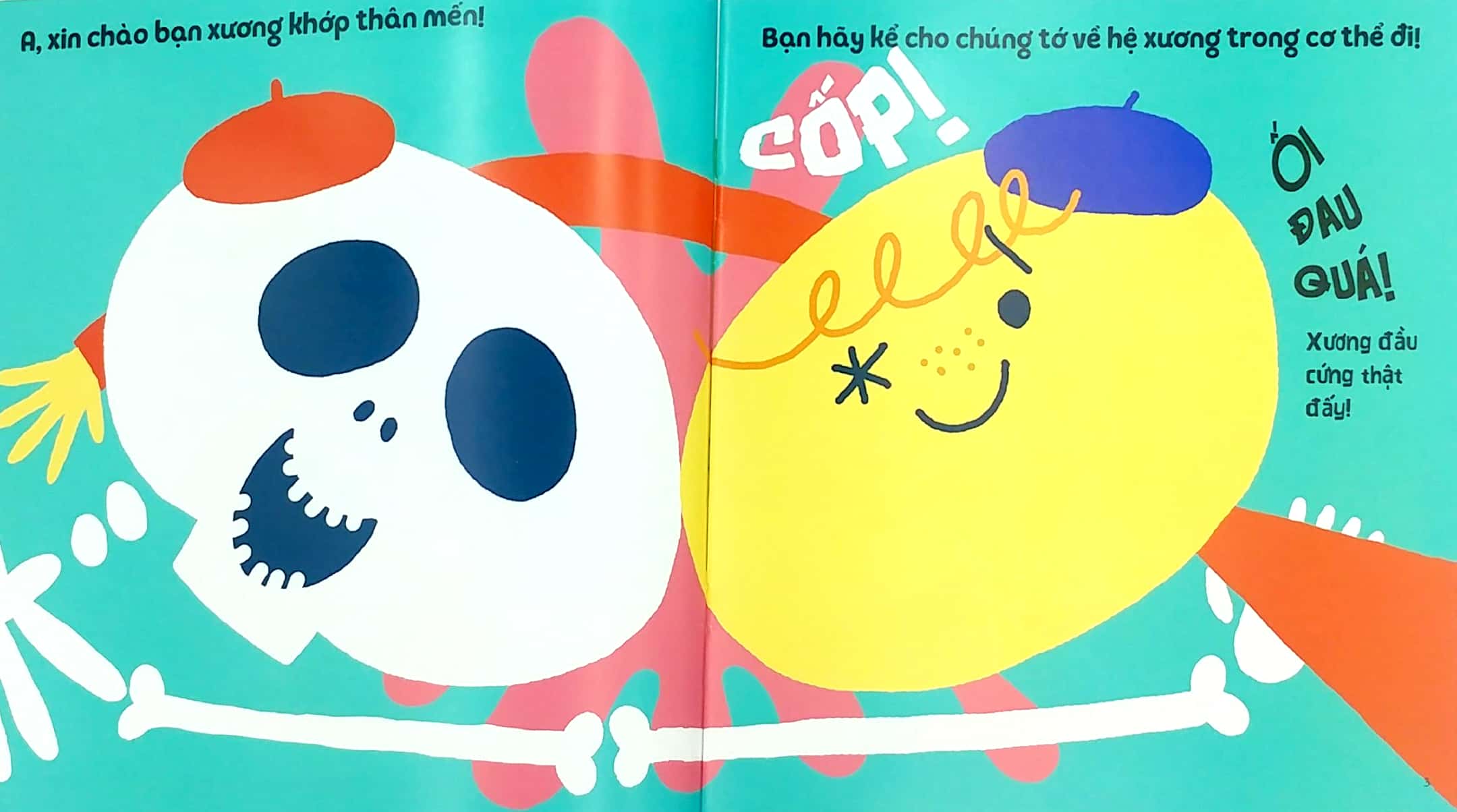 bộ tranh truyện ehon nhật bản - tớ yêu cơ thể mình 8 - hệ xương khớp chắc khỏe - Ảnh 2