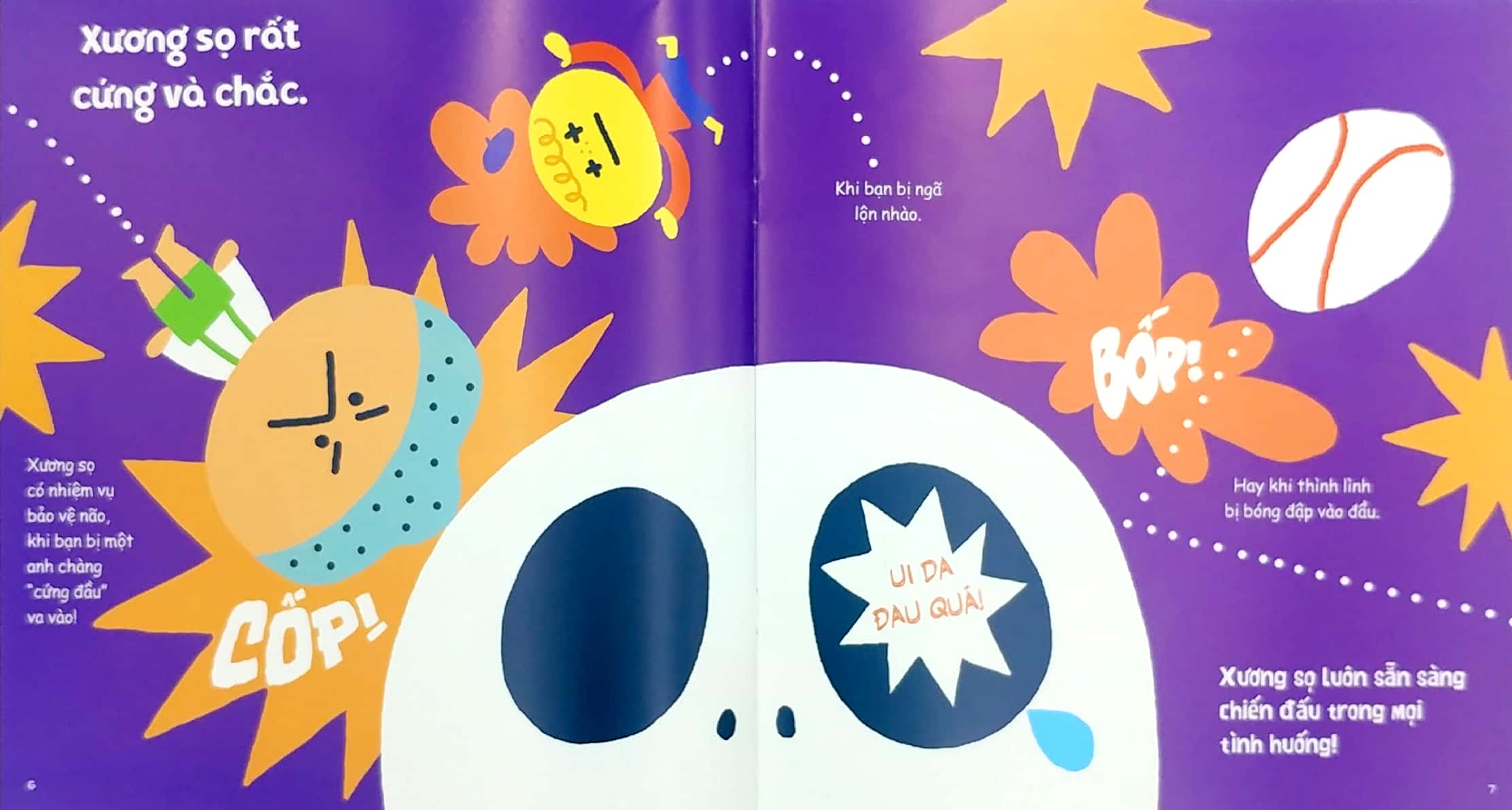 bộ tranh truyện ehon nhật bản - tớ yêu cơ thể mình 8 - hệ xương khớp chắc khỏe - Ảnh 4