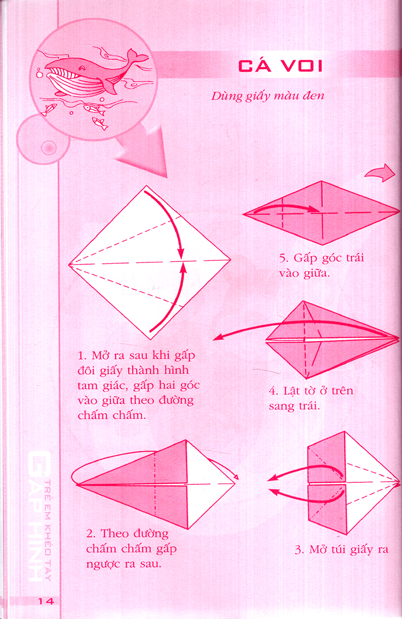 bộ trẻ em khéo tay gấp hình - tập 2 - Ảnh 14