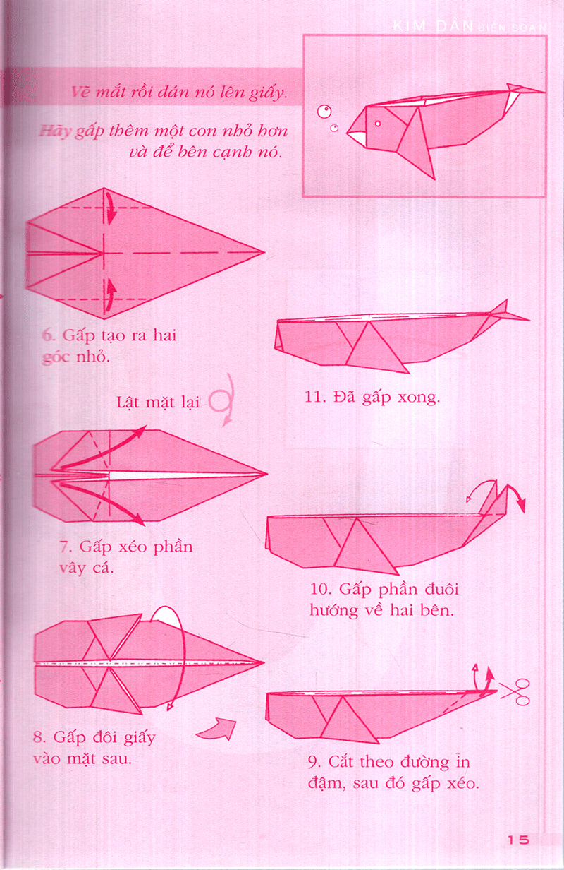 bộ trẻ em khéo tay gấp hình - tập 2 - Ảnh 15