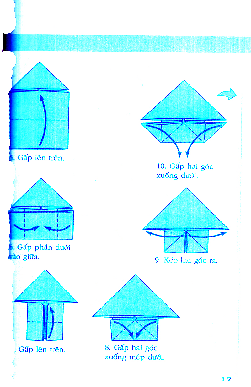 bộ trẻ em khéo tay gấp hình - tập 2 - Ảnh 17