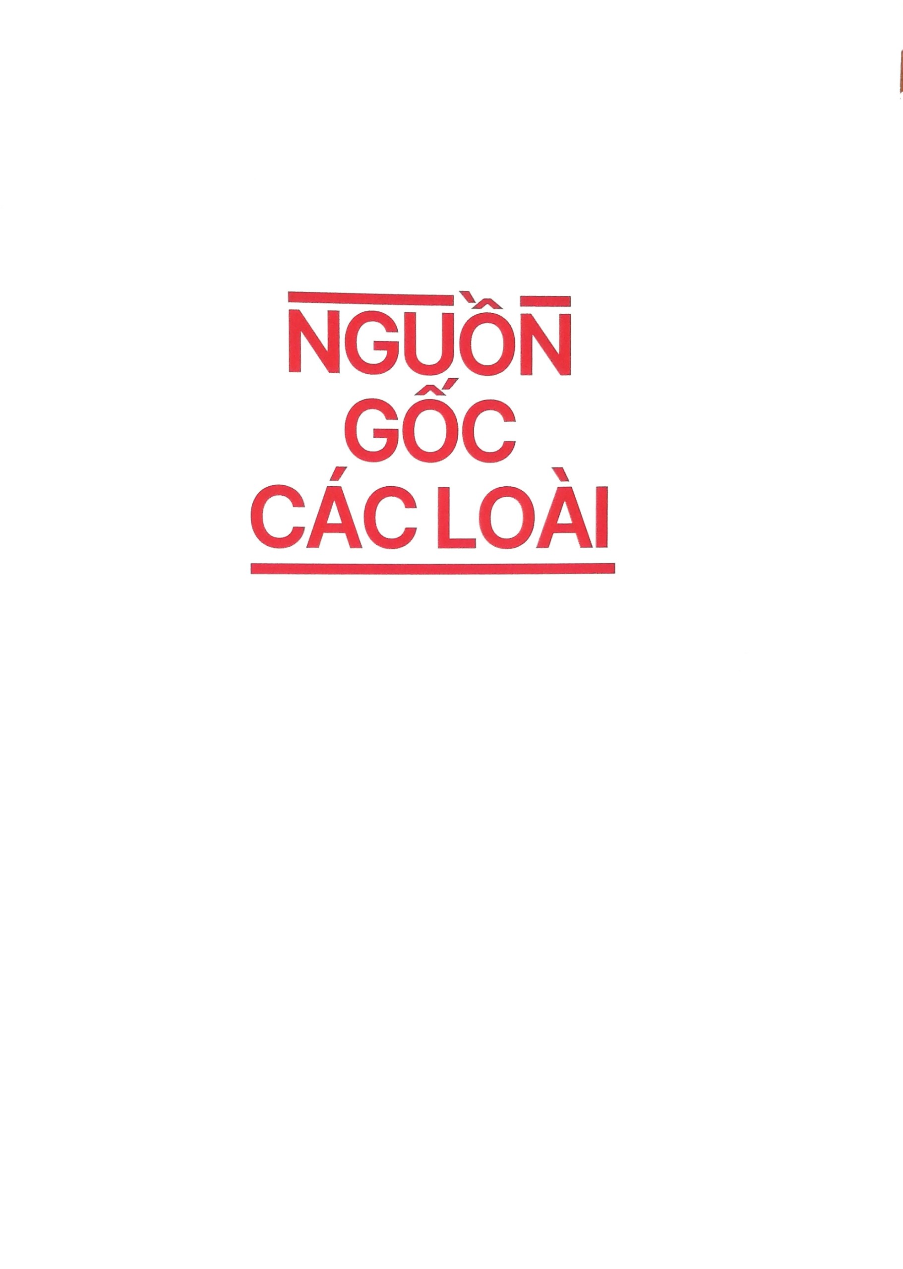 bộ tri thức kinh điển bằng tranh - nguồn gốc các loài - Ảnh 3