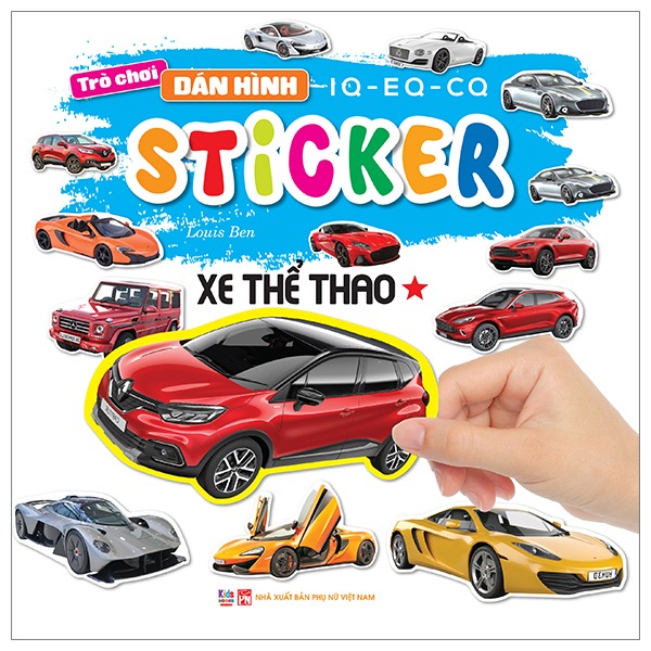 Bộ Trò Chơi Dán Hình IQ-EQ-CQ - Sticker - Siêu Xe - Tập 2 - Ảnh 10