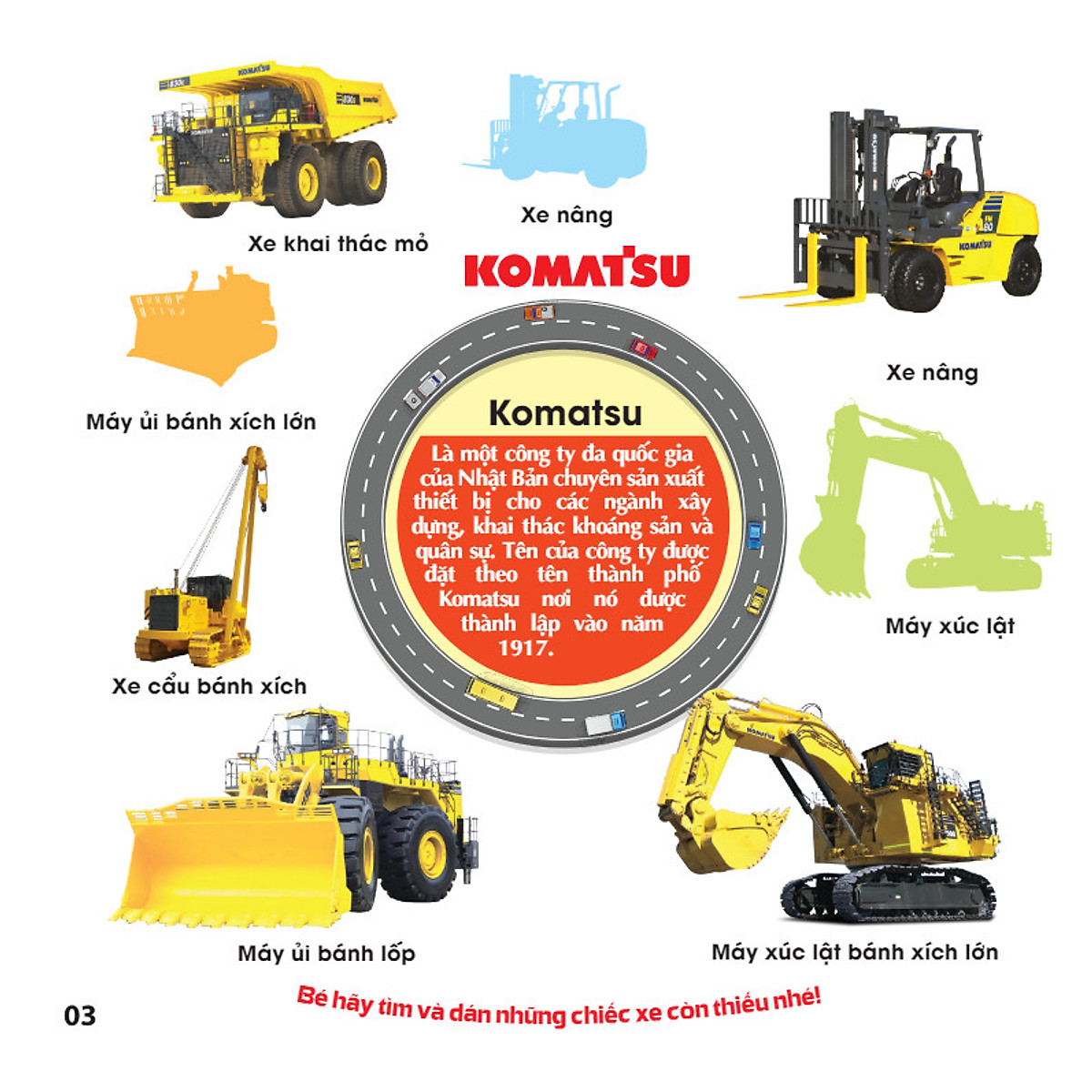 Bộ Trò Chơi Dán Hình IQ-EQ-CQ - Sticker - Xe Công Trình - Tập 1 - Ảnh 5