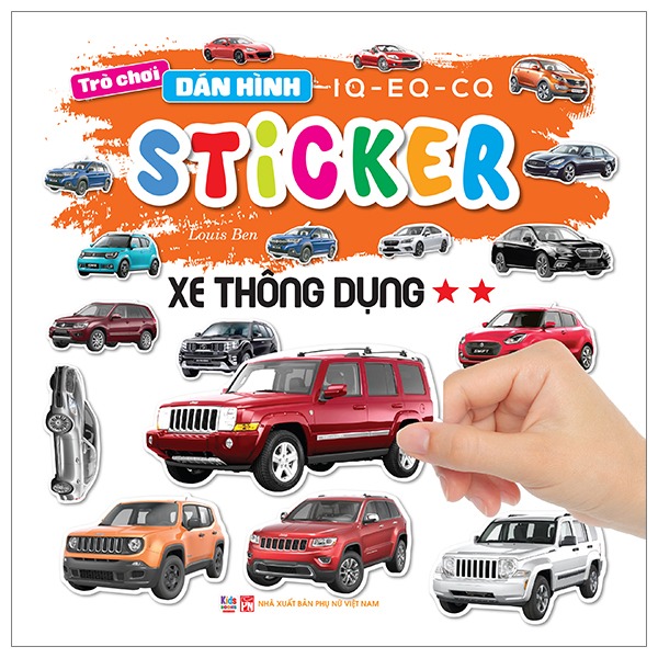 Bộ Trò Chơi Dán Hình IQ-EQ-CQ - Sticker - Xe Thể Thao -Tập 2 - Ảnh 13
