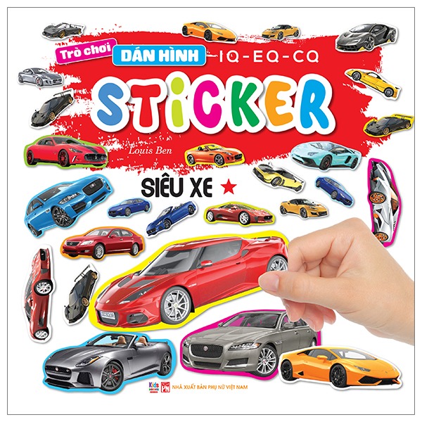Bộ Trò Chơi Dán Hình IQ-EQ-CQ - Sticker - Xe Thể Thao -Tập 2 - Ảnh 7