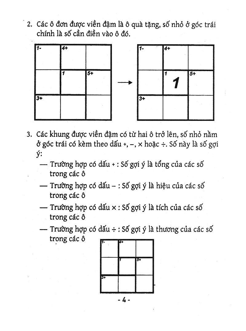 bộ trò chơi ô chữ số thông minh kenken - dành cho mọi người (tập 2) - Ảnh 4