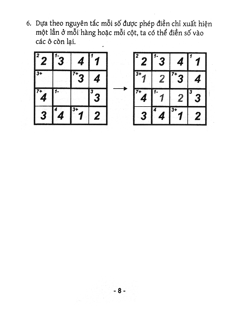 bộ trò chơi ô chữ số thông minh kenken - dành cho mọi người (tập 2) - Ảnh 8