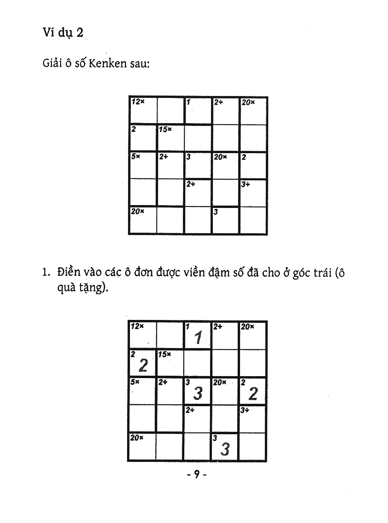 bộ trò chơi ô chữ số thông minh kenken - dành cho mọi người (tập 2) - Ảnh 9