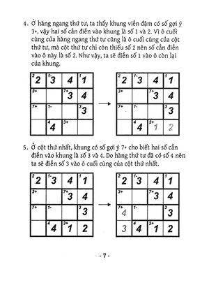 bộ trò chơi ô chữ số thông minh kenken - dành cho người bắt đầu (tập 5) - Ảnh 7