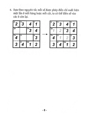 bộ trò chơi ô chữ số thông minh kenken - dành cho người bắt đầu (tập 5) - Ảnh 8