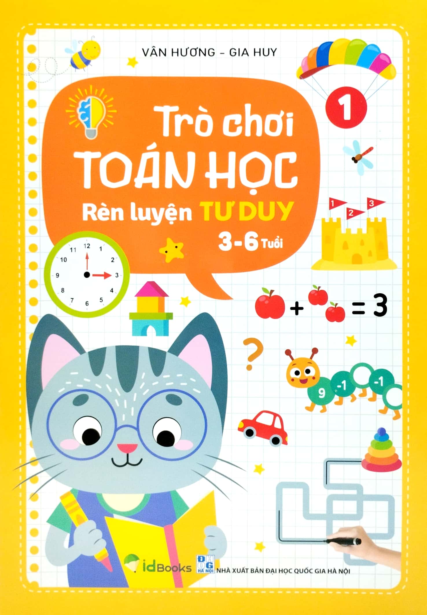 bộ trò chơi toán học 1 (rèn luyện tư duy 3-6 tuổi) - Ảnh 2