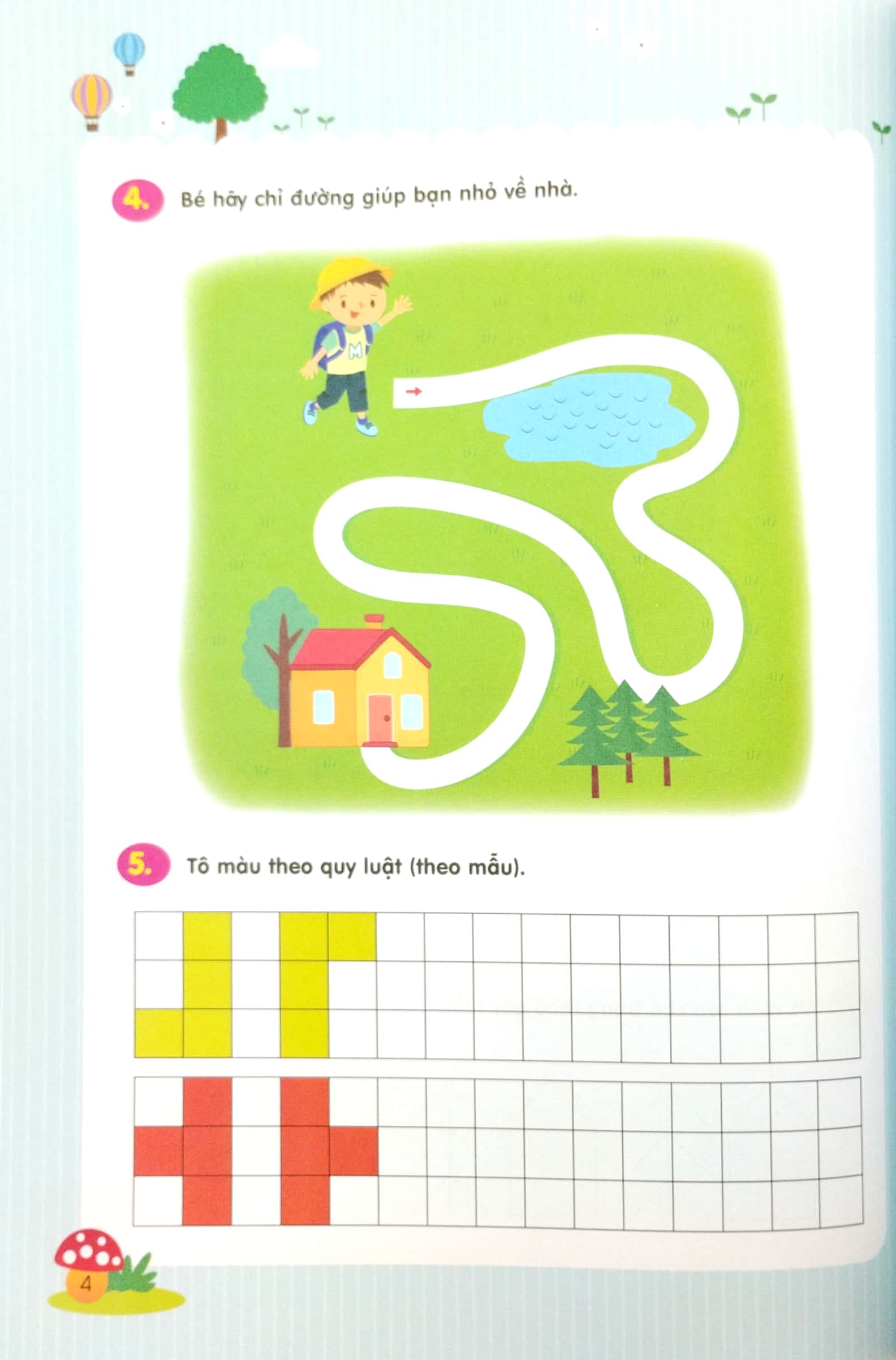 bộ trò chơi toán học 1 (rèn luyện tư duy 3-6 tuổi) - Ảnh 5