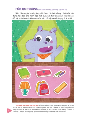 bộ trò chơi toán học rèn luyện iq - cấp độ 1 (dành cho trẻ từ 3-6 tuổi) - Ảnh 3